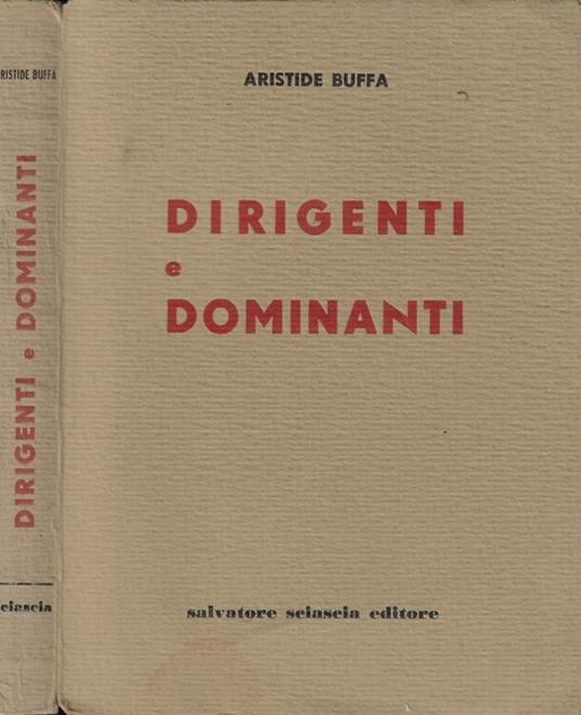Dirigenti e dominanti - copertina