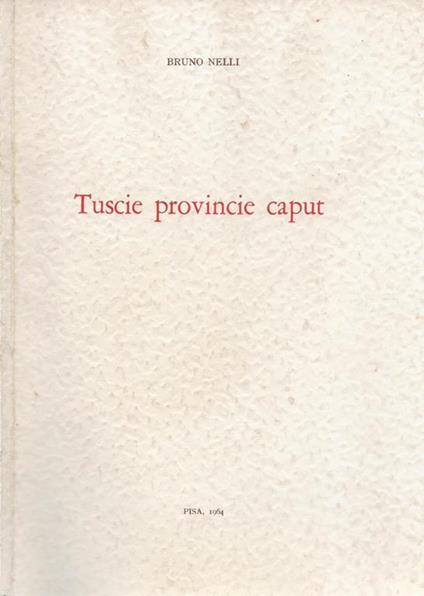 Tuscie Provincie caput - copertina