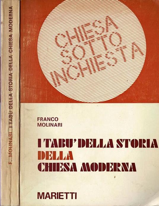 I Tabù della storia della Chiesa moderna - copertina
