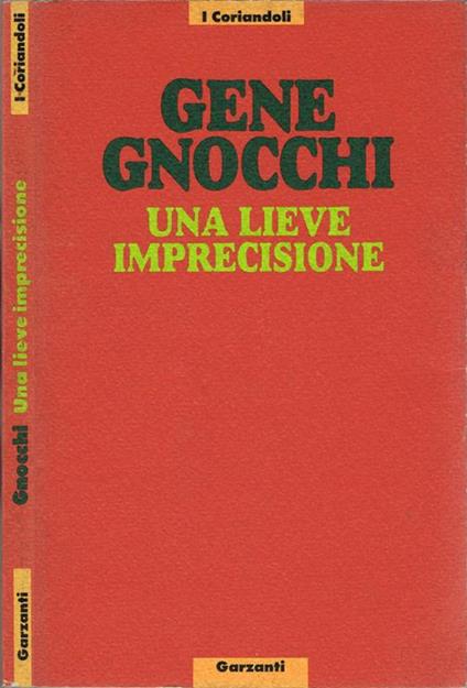 Una lieve imprecisione - copertina