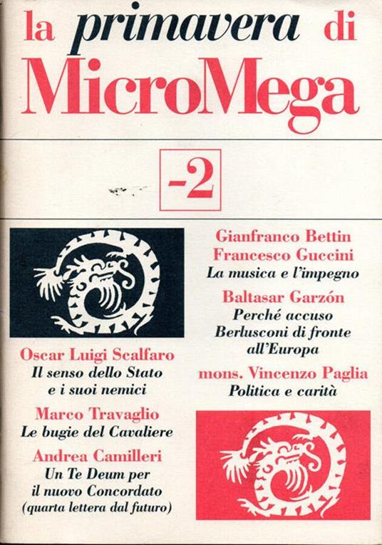 La primavera di MicroMega n. 4 - copertina