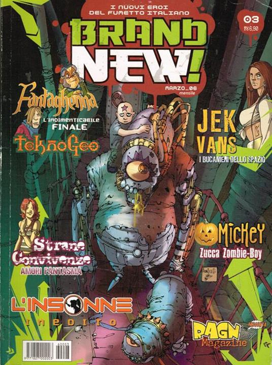 Brand new!. I nuovi eroi del fumetto italiano n.3 - copertina