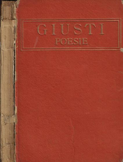 Poesie - copertina