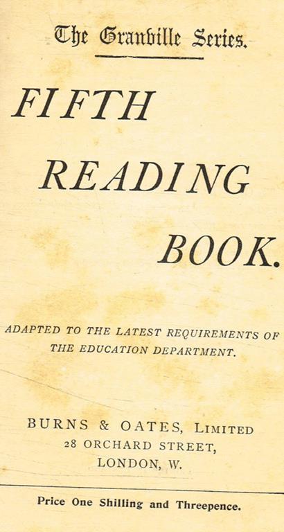 Fifth reading book - copertina