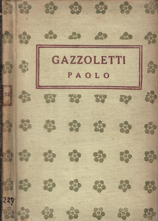 Paolo. Tragedia in cinque atti - copertina