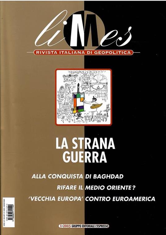 Limes Rivista Italiana di Geopolitica 1/2003. La Strana Guerra - copertina