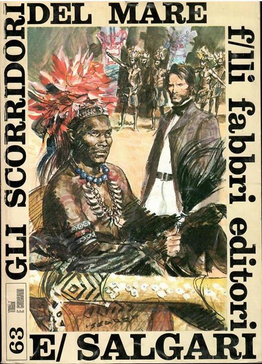 Gli Scorridori Del Mare - Emilio Salgari - copertina