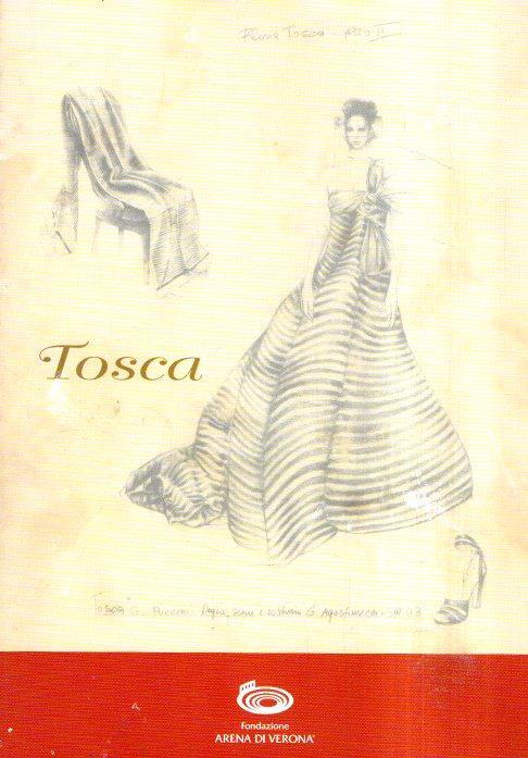 Tosca Melodramma in Tre Atti. Musica di Giacomo Puccini - copertina