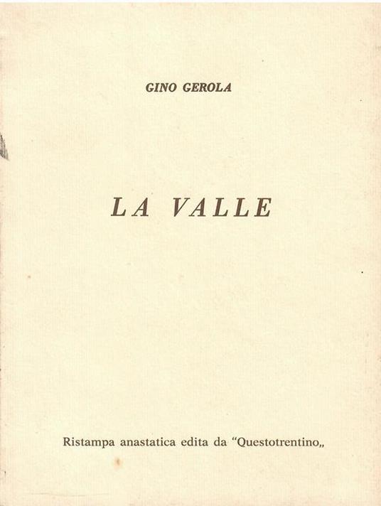 La Valle - Gino Gerola - copertina