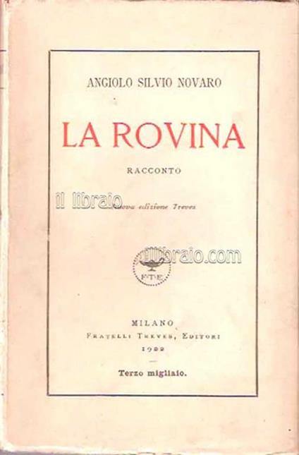 La Rovina - Angiolo Silvio Novaro - copertina