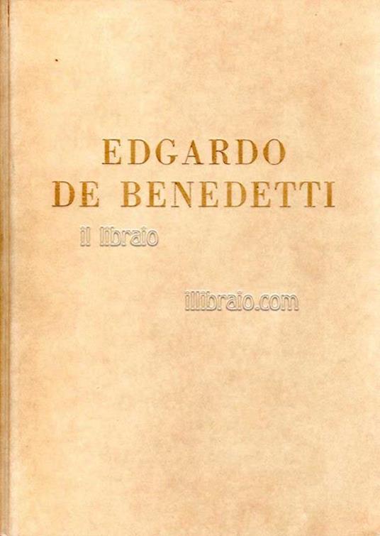 Edgardo De Benedetti - Pirro Rost - copertina