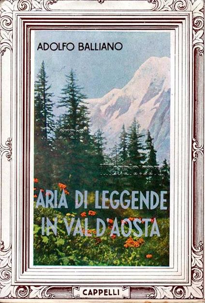 Aria di leggende in val d'Aosta - Adolfo Balliano - copertina