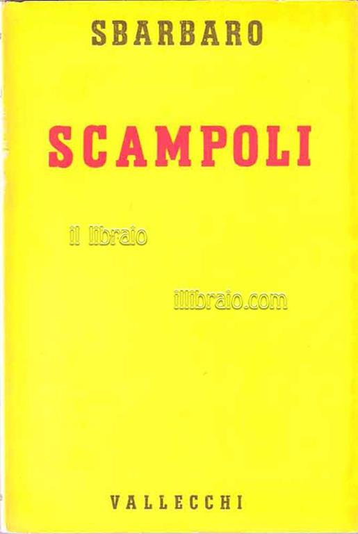 Scampoli - Camillo Sbarbaro - copertina