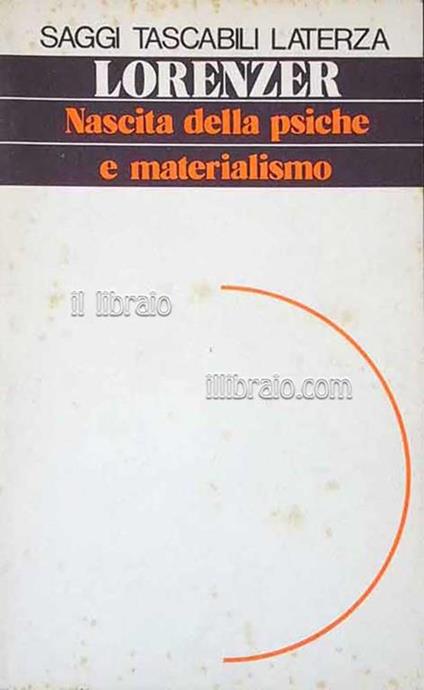 Nascita della psiche e materialismo - Alfred Lorenzer - copertina