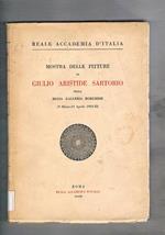 Mostra delle pitture di Giulio Aristide Sartorio nella regia galleria borghese (9 marzo 24. aprile 1933