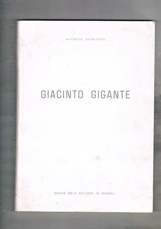 Giacinto Gigante - Alfredo Schettini - copertina