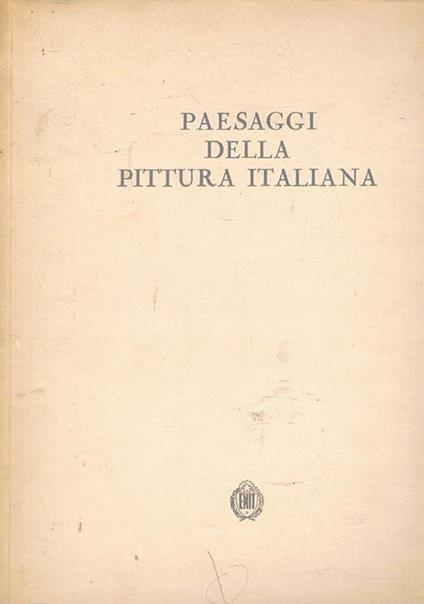 Paesaggi della pittura italiana - copertina