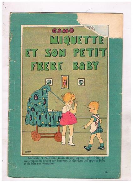 Miquette et son petit frere baby. N° 10 della serie - Pierre Camo - copertina