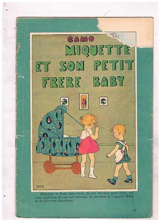 Miquette et son petit frere baby. N° 10 della serie - Pierre Camo - copertina