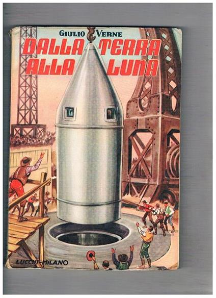 Dalla terra alla luna - Jules Verne - copertina
