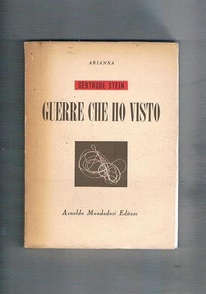 Guerre che ho visto - Gertrude Stein - copertina