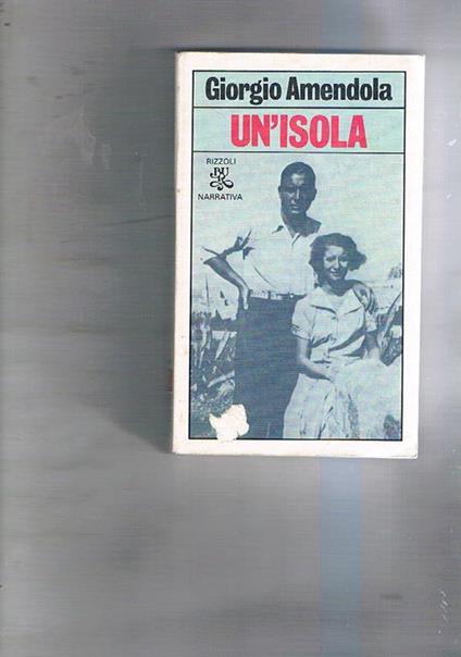 Un' isola - Giorgio Amendola - copertina