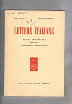 Lettere italiane, rivista trimestrale n° 3 lug-set. 1975.Machiavelli e la neutralità di Francesco Petrarca L'Orlando Furioso e la crisi del Rinascimento ecc