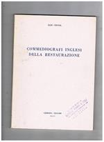 Commediografi inglesi della restaurazione. Dispensa universitaria