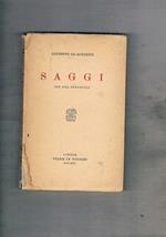 Saggi con una noterella