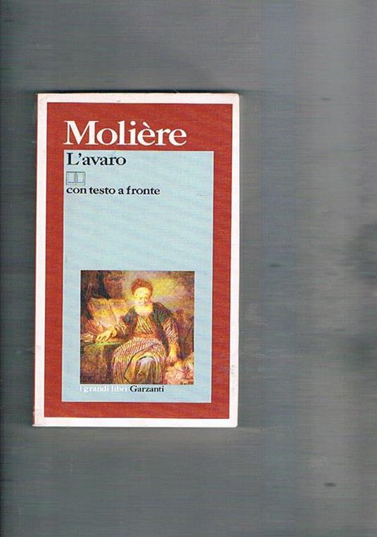 L' avaro. Testo francese a fronte - Molière - copertina