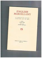 English Miscellany a symposium of history literature and the arts n° 15