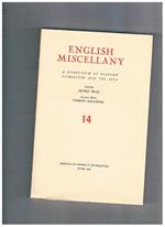 English miscellany a symposium of history literature and the arts n° 14