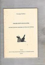 Orazio poeta di Lucania. Optimus potor e maestro di vita e di conviti