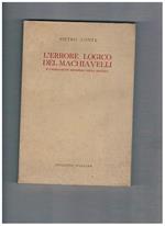 L' errore logico del Machiavelli e fondamenti metafisici della politica