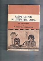 Pagine critiche di letteratura latina scelte e ordinate