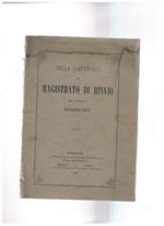 Della competenza del magistrato di rinvio