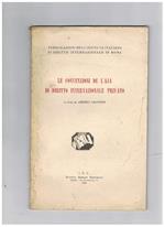 Le convenzioni de l'Aja di diritto internazionale privato