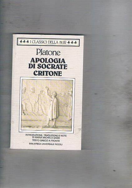 Apologia di Socrate - Platone - copertina
