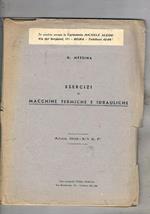 Esercizi di macchine termiche e idrauliche. Dispensa universitaria