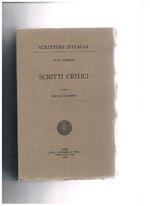 Scritti critici