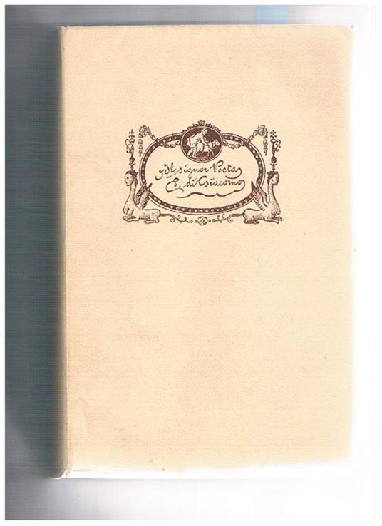 Scritti inediti e rari a cura di Costantino Del Franco. Pubblicato nella ricorrenza del centenario della nascita - Salvatore Di Giacomo - copertina