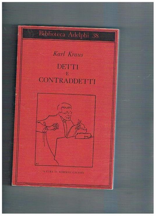 Detti e contraddetti - Karl Kraus - copertina
