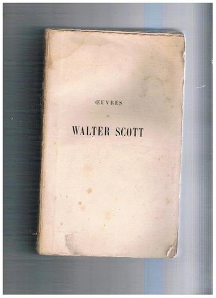 Les aventures de Nigel. Dalle Oeuvres de Walter Scott, traduction Defauconpret - Walter Scott - copertina