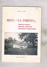Rieti. La Foresta sacello pagano, chiesa cristiana santuario francescano