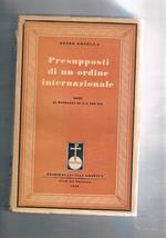 Presupposti di un ordine internazionale, note ai messaggi di S. S. Pio XII°