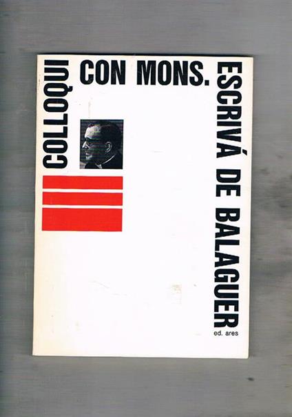 Colloqui con Mons. Escrivà De Balaguer - copertina