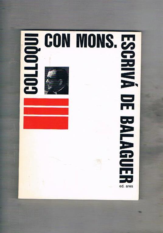 Colloqui con Mons. Escrivà De Balaguer - copertina