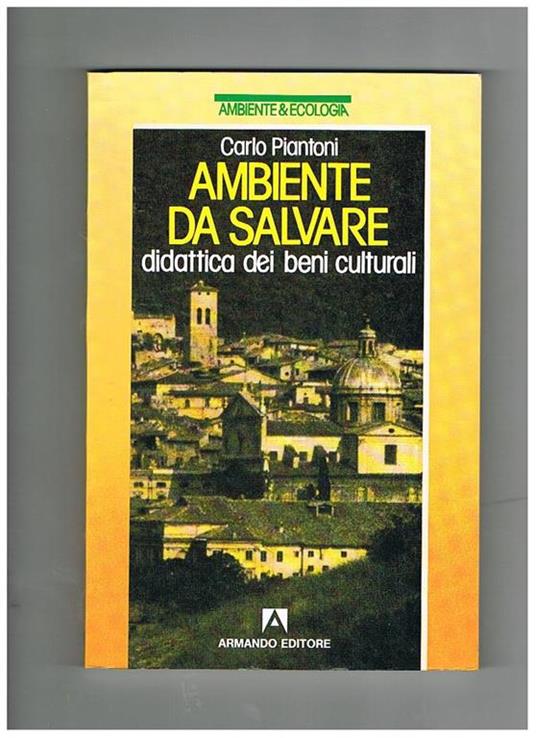 Ambiente da salvare, didattica dei beni culturali - Carlo Piantoni - copertina