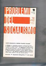 Partiti sindacato e sistema politico italiano. n° 19 di problemi del socialismo del 1980