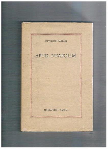 Apud Neapolim. - Salvatore Gaetani - copertina